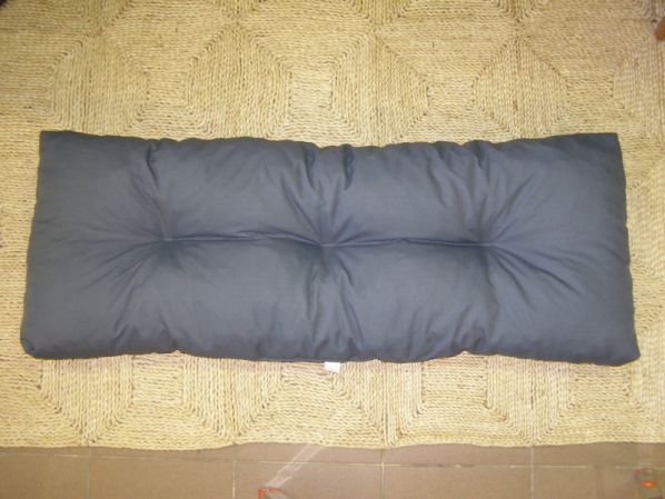 Šedý polstr na paletový nábytek K43, 120x40 cm