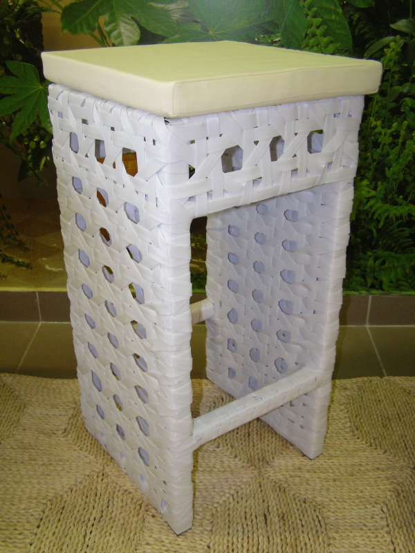 Barová židle TONO - Umělý ratan