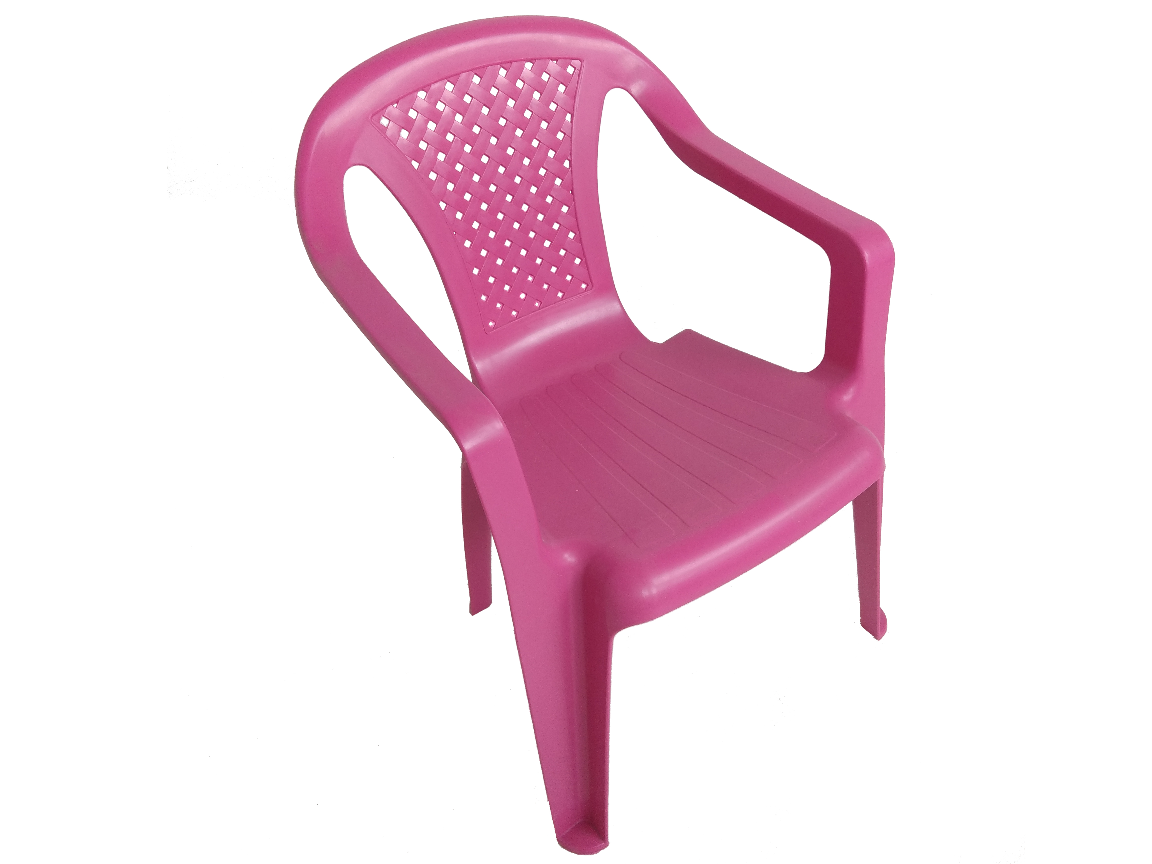 Dětská plastová židlička Bambini růžová