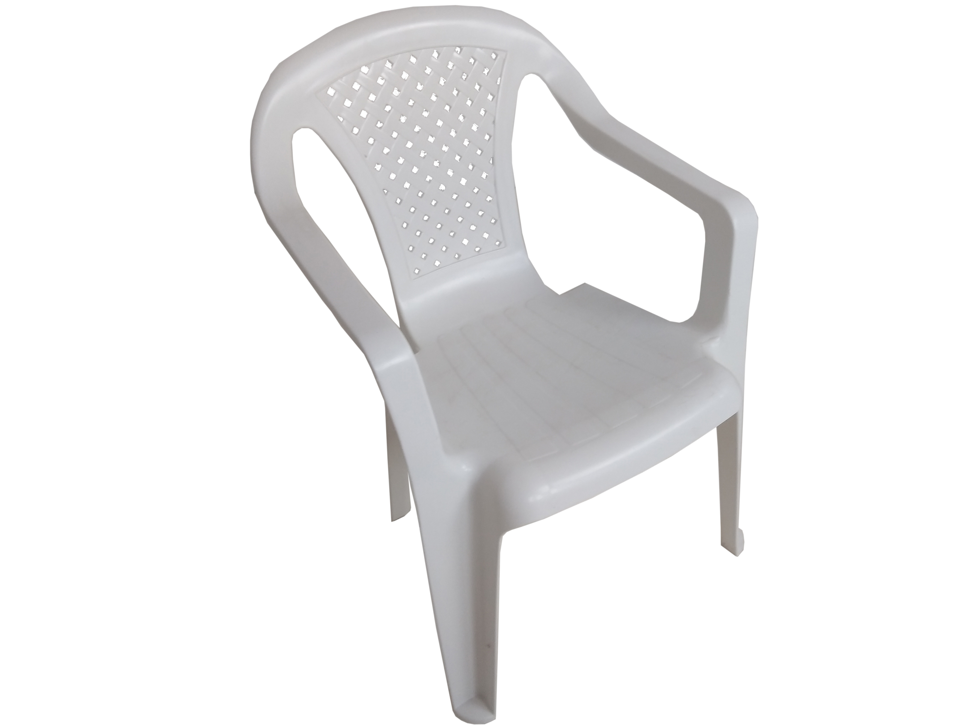 Dětská plastová židlička Bambini bílá