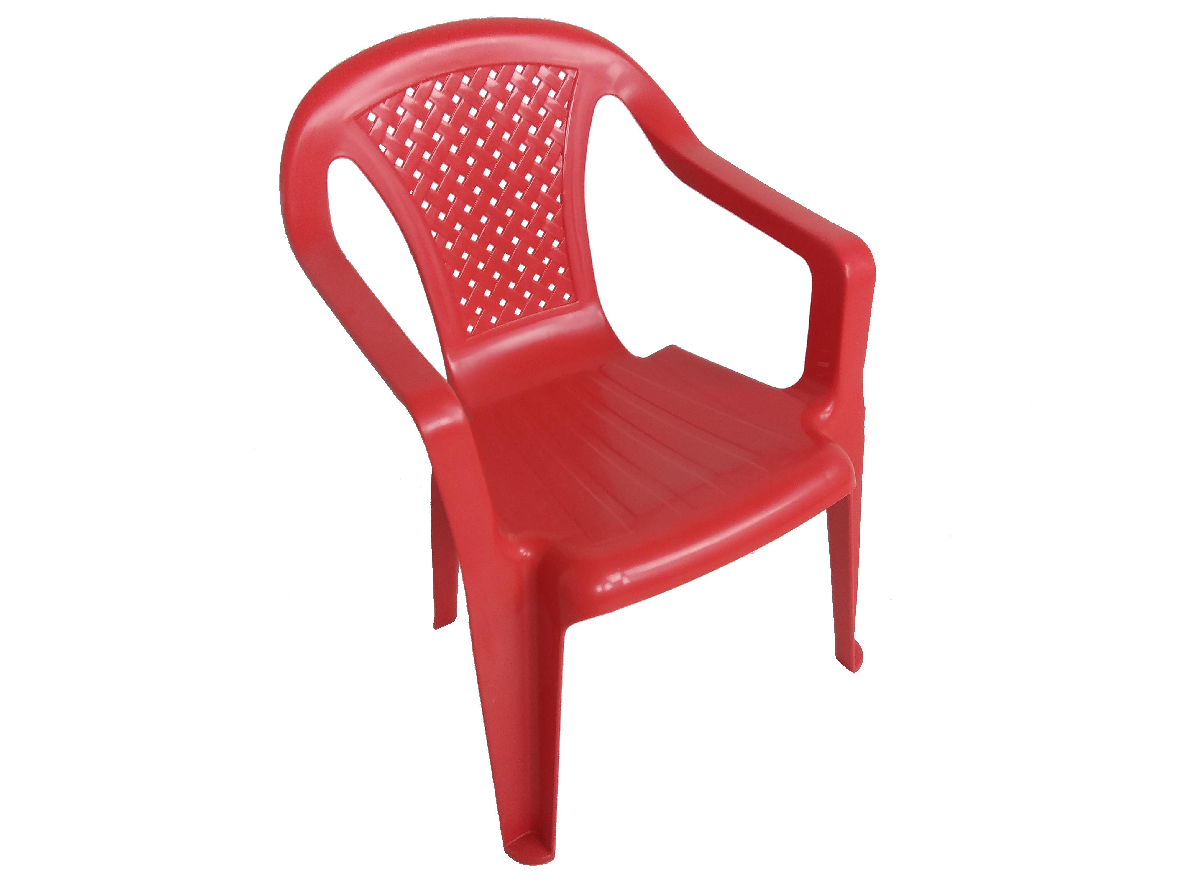 Dětská plastová židlička Bambini červená