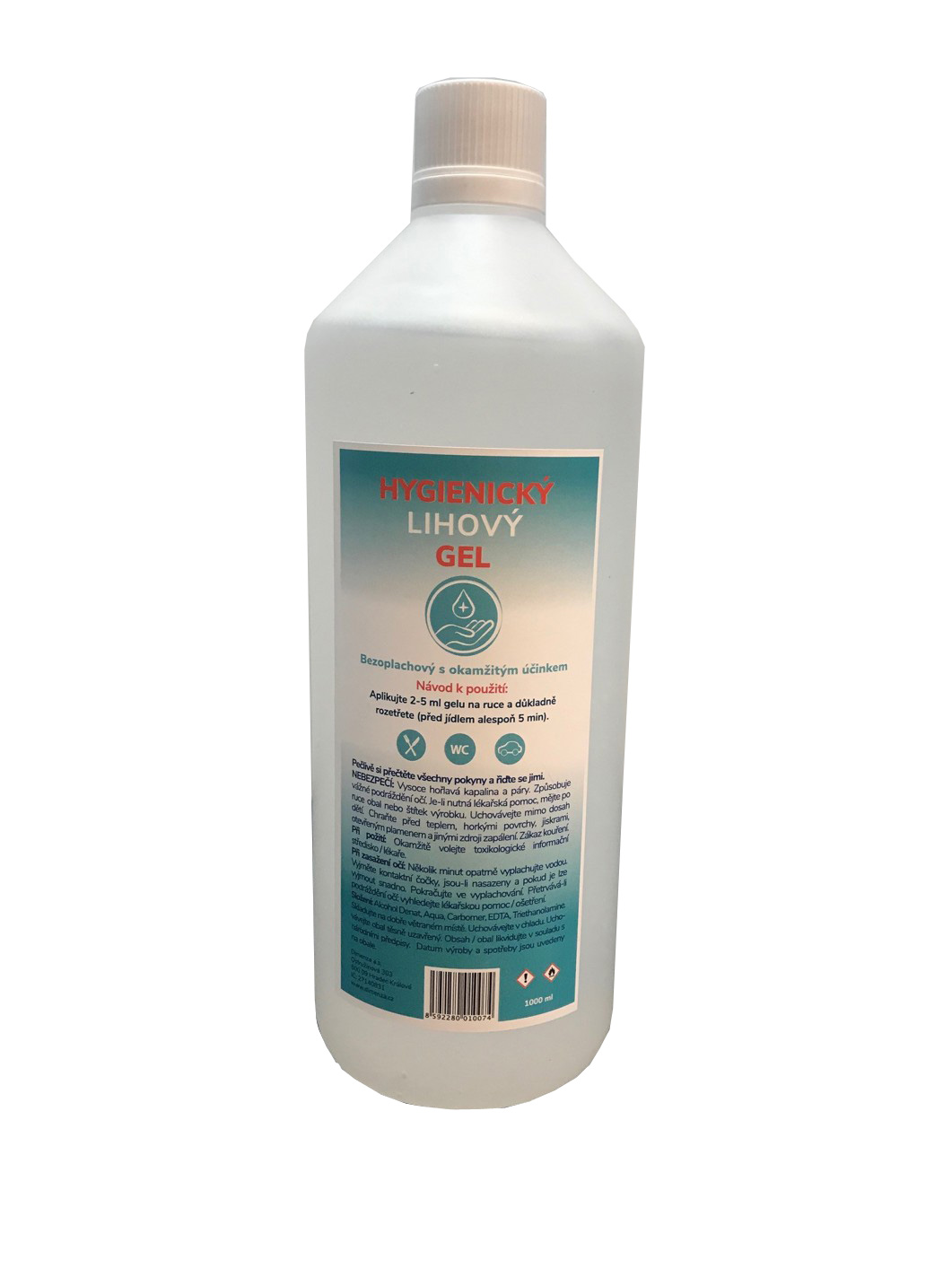 Hygienický gel na ruce 1000 ml