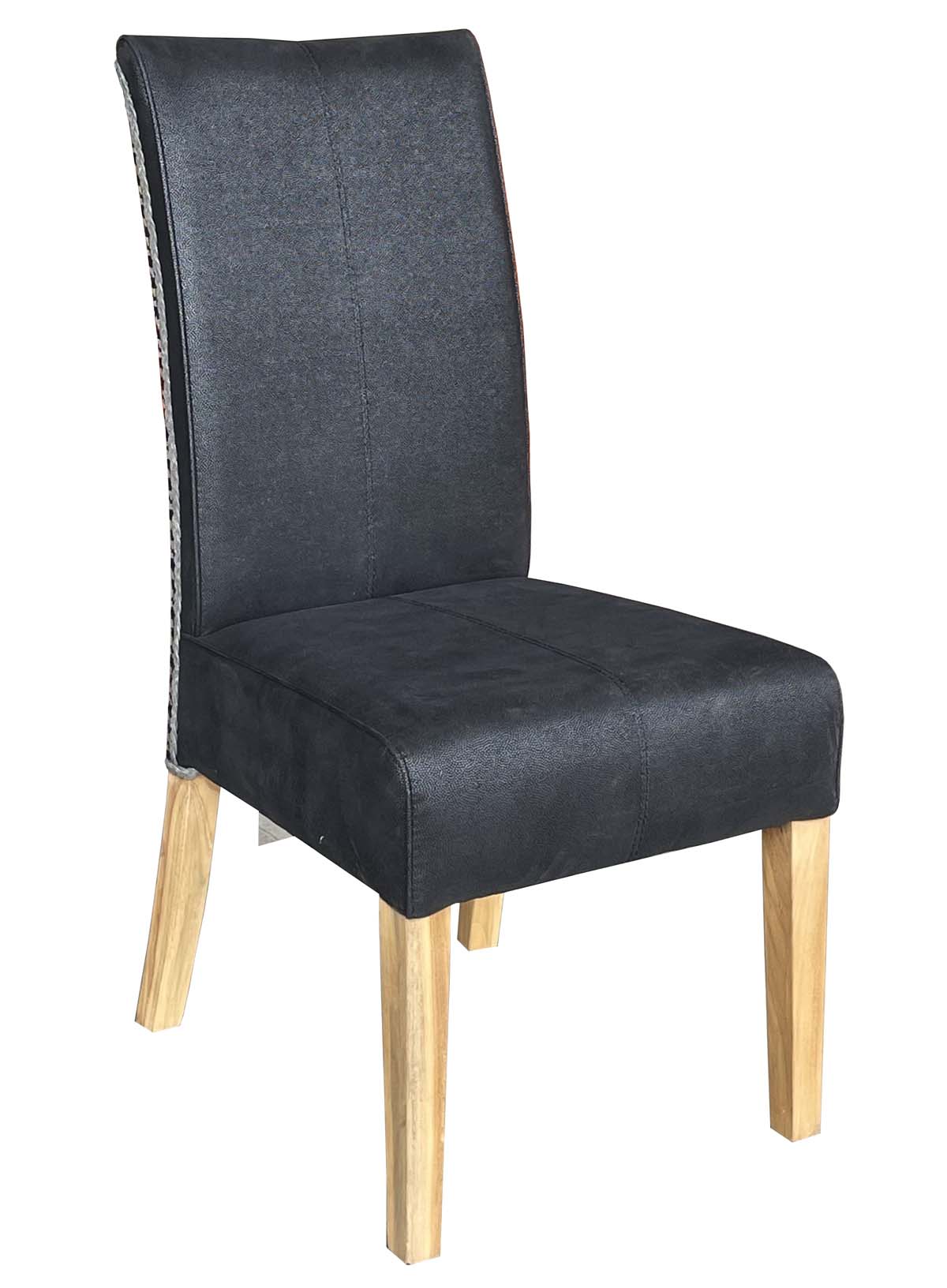 Jídelní židle CHESTER antracit - Masiv