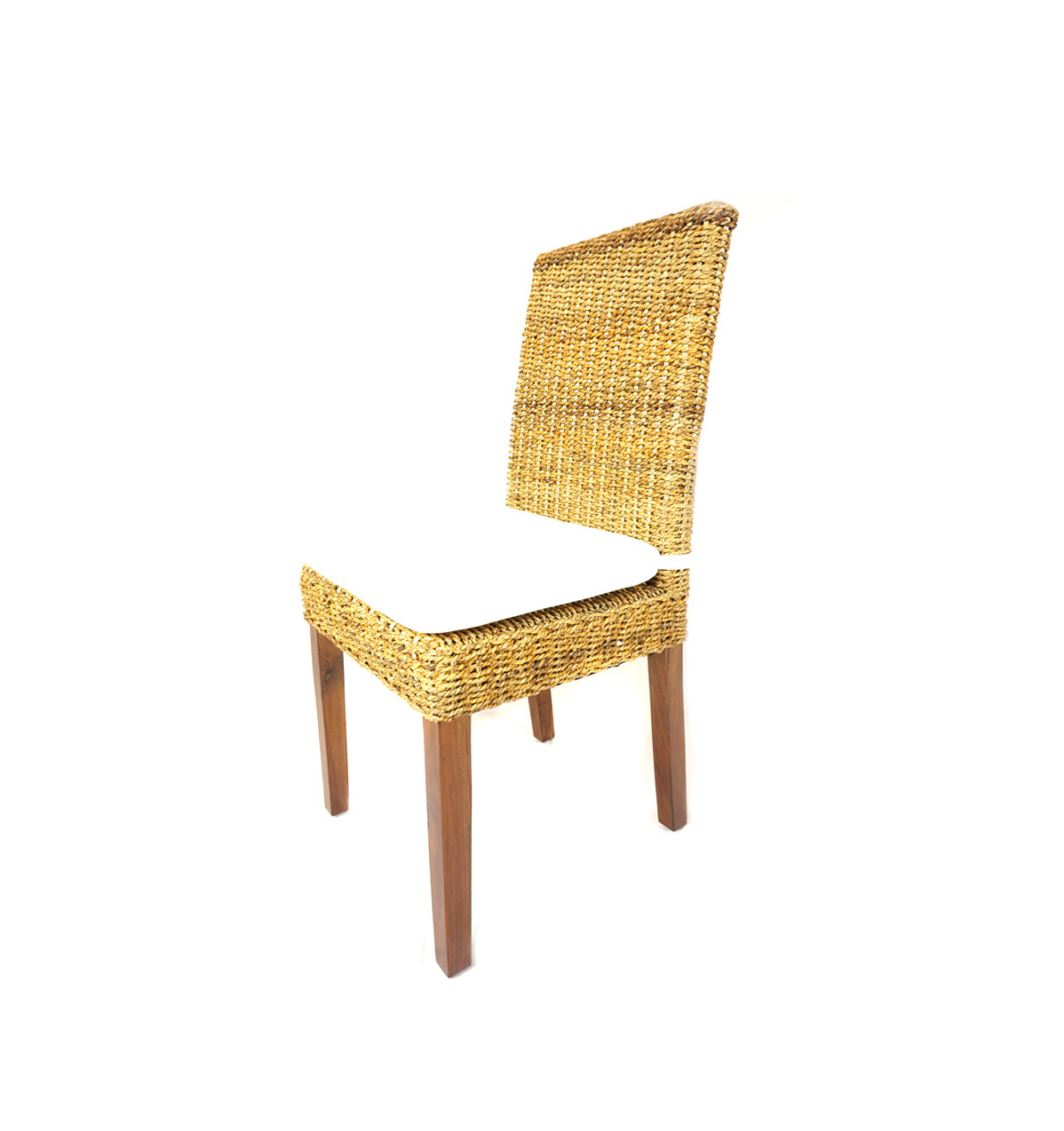 Jídelní židle LENKA - banánový list - konstrukce mahagon - Banánový list