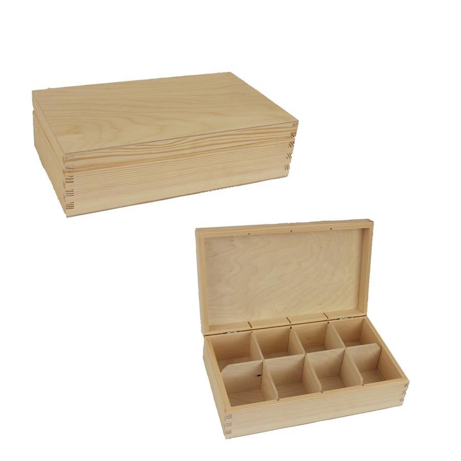 Krabička na čaj 097057 - Dřevo