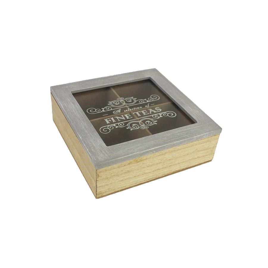 Krabička na čaj D3357 - Dřevo