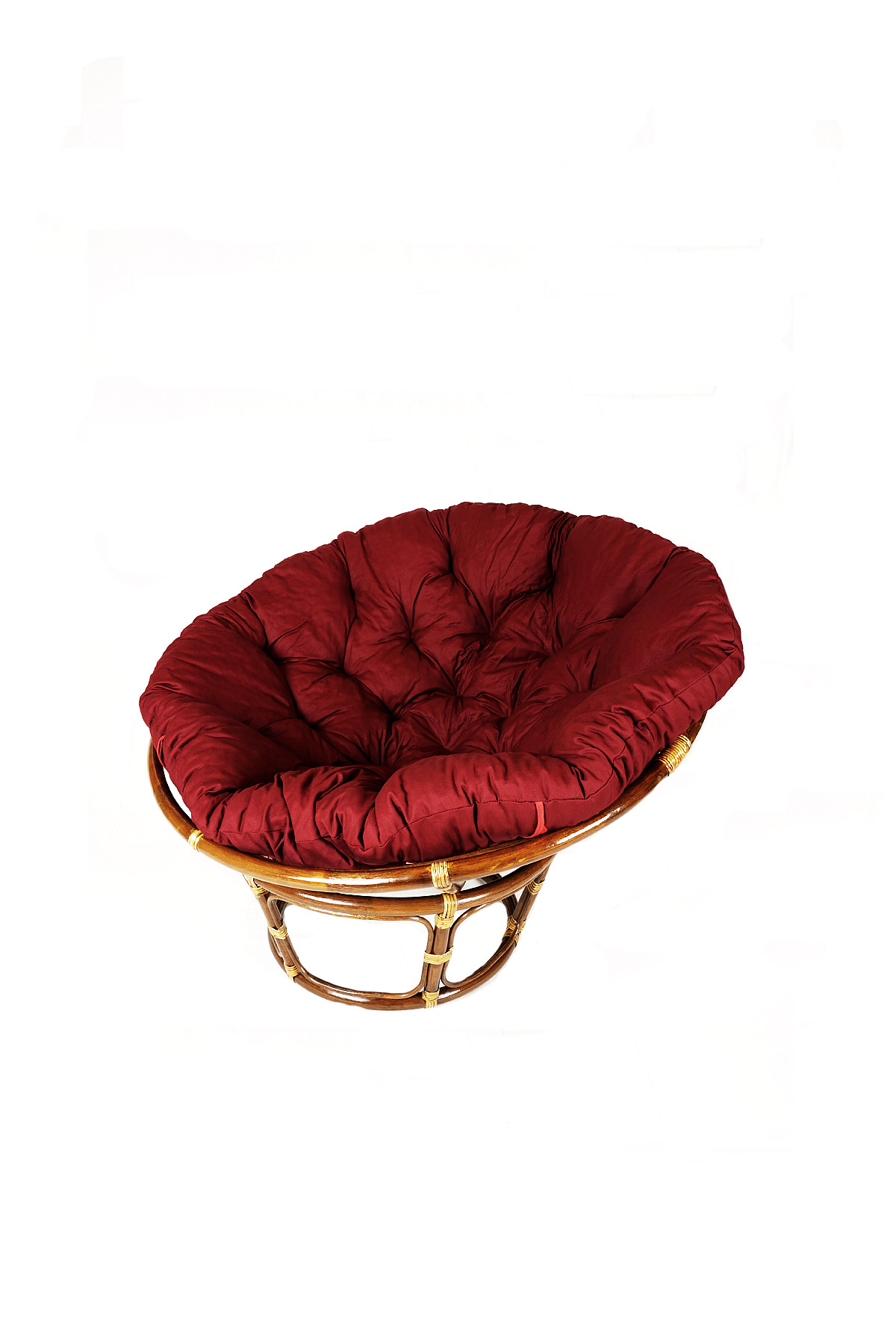 Ratanový PAPASAN - tmavý med průměr 110 cm K178