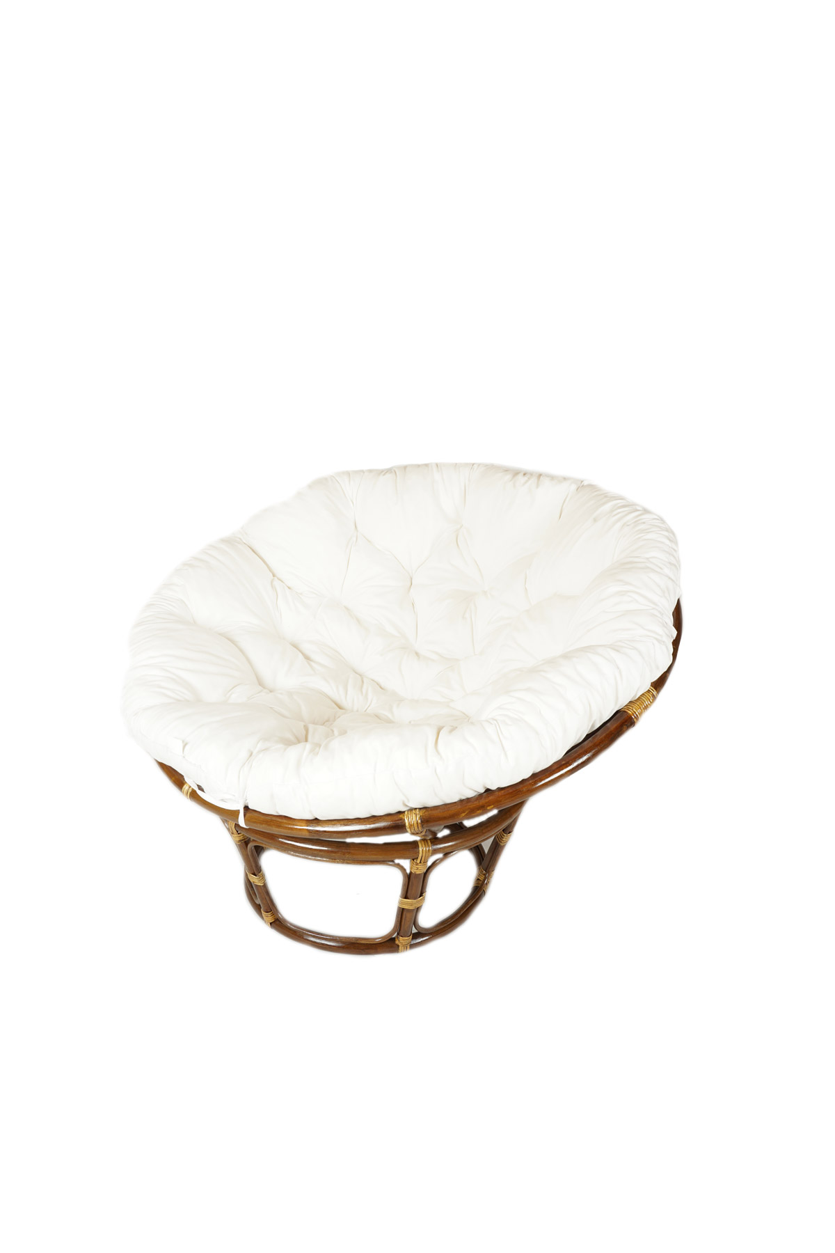 Ratanový PAPASAN - tmavý med průměr 110 cm K101