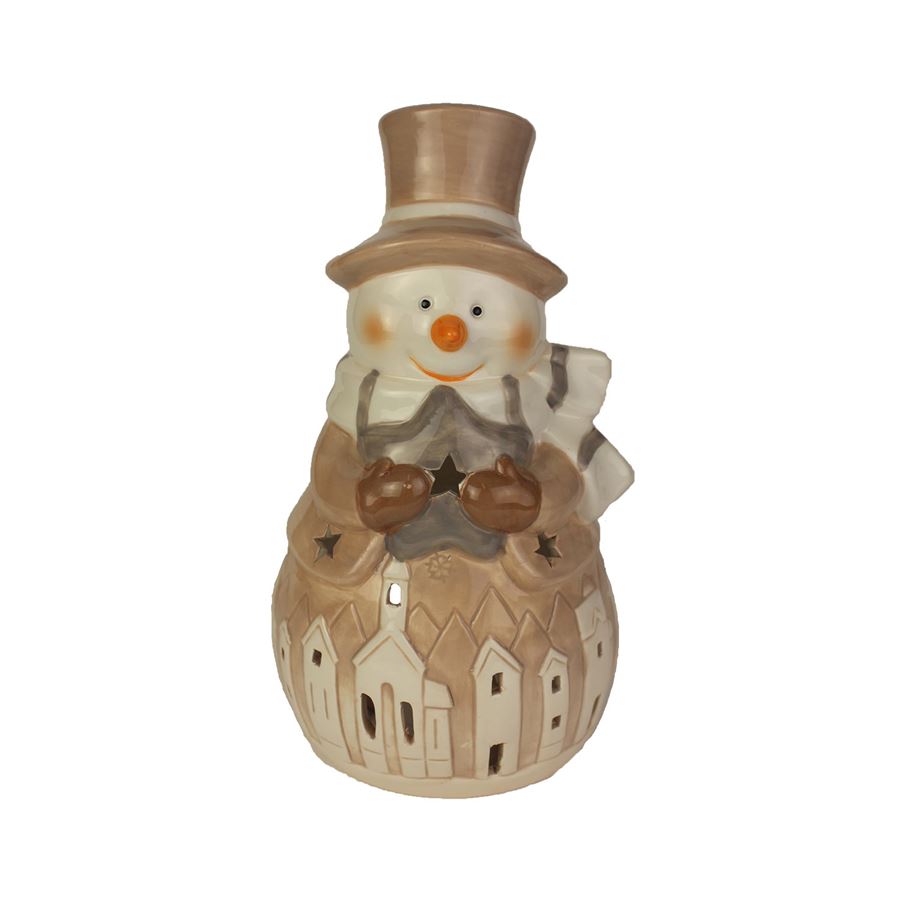Svícen sněhulák X2898 - Keramika a porcelán