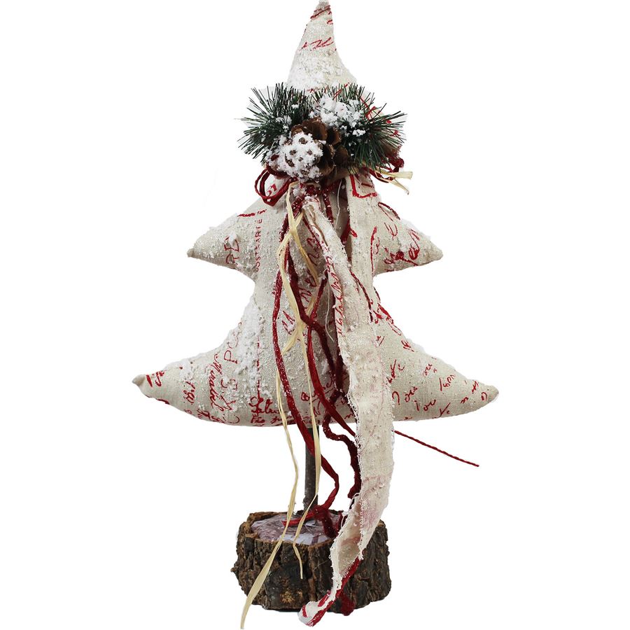 Vánoční stromeček červený, X0038 - Textil