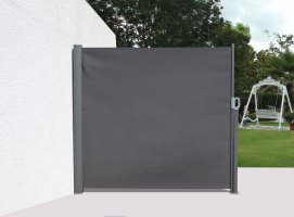 Boční markýza - zástěna 3x1,6 m, šedá