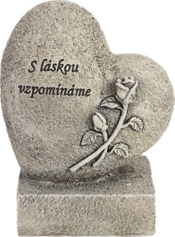Dekorační srdce na hrob X3450