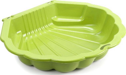 Dětské mini plastové pískoviště Sandy, limetková