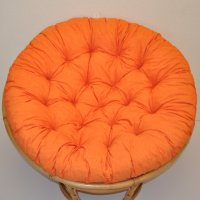 Polstr na PAPASAN a VAJÍČKO 120 cm oranžový MELÍR