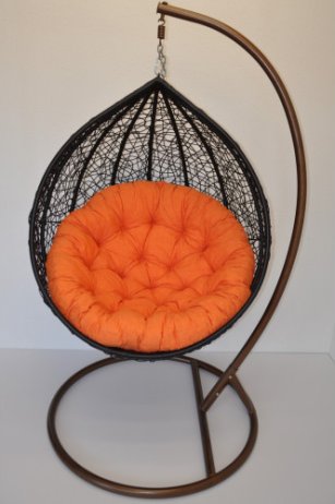 Polstr na PAPASAN a VAJÍČKO 120 cm - oranžový MELÍR