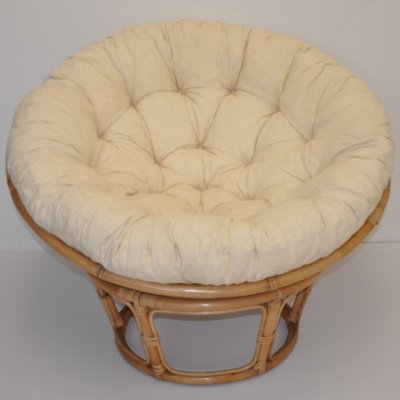 Polstr na PAPASAN a VAJÍČKO 110 cm - světle béžový MELÍR