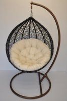 Polstr na PAPASAN a VAJÍČKO 110 cm - světle béžový MELÍR