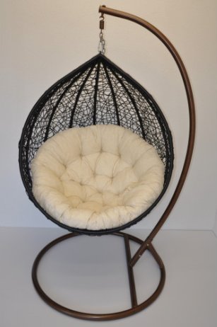Polstr na PAPASAN a VAJÍČKO 110 cm - světle béžový MELÍR