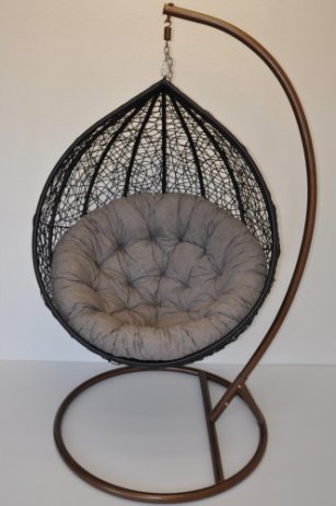 Polstr na PAPASAN a VAJÍČKO 120 cm - světle šedý MELÍR