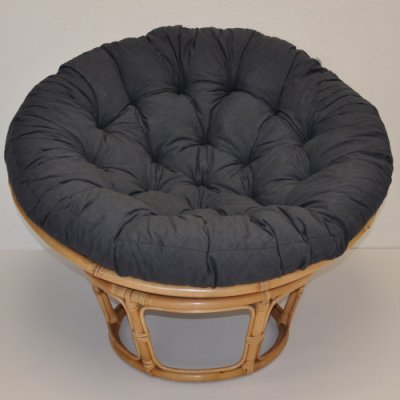 Polstr na PAPASAN a VAJÍČKO 120 cm - tmavě šedý MELÍR
