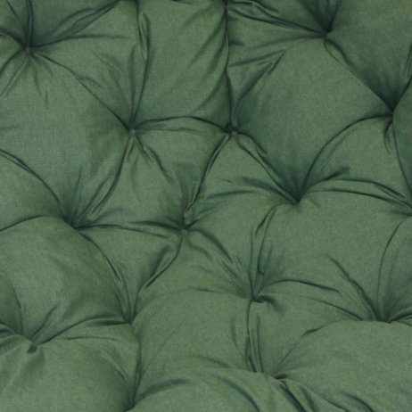 Polstr na PAPASAN a VAJÍČKO 120 cm - tmavě zelený MELÍR