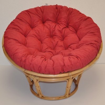 Polstr na PAPASAN a VAJÍČKO 120 cm - vínový MELÍR