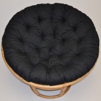 Polstr na PAPASAN a VAJÍČKO 120 cm - černý KEPR