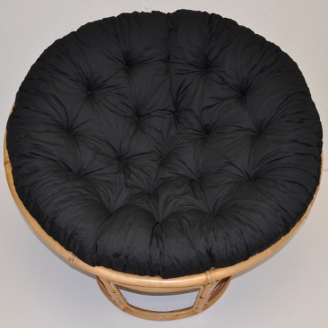 Polstr na PAPASAN a VAJÍČKO 120 cm - černý KEPR