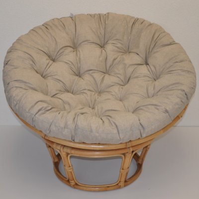 Polstr na PAPASAN a VAJÍČKO 120 cm - tmavě béžový MELÍR
