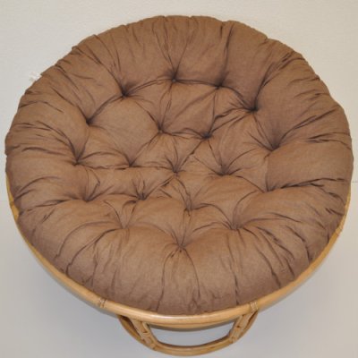 Polstr na PAPASAN a VAJÍČKO 110 cm - hnědý melír