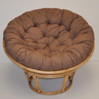 Polstr na PAPASAN a VAJÍČKO 110 cm - hnědý melír