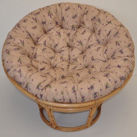 Polstr na PAPASAN a VAJÍČKO 120 cm - levandule