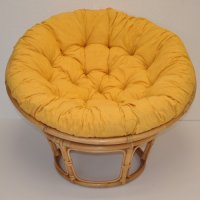 Ratanový PAPASAN světlý - průměr 100 cm