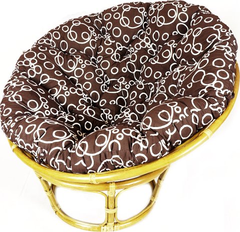Ratanový PAPASAN, světlý, průměr 110 cm