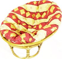 Ratanový PAPASAN, světlý, průměr 110 cm