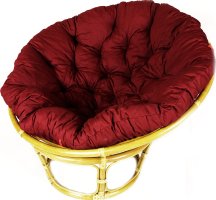 Ratanový PAPASAN, světlý, průměr 110 cm