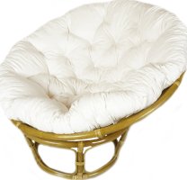 Ratanový PAPASAN, světlý, průměr 110 cm