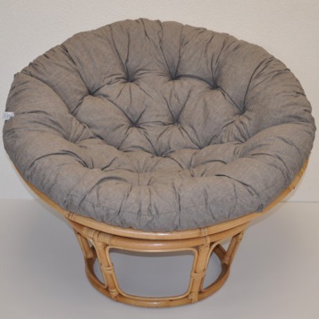 Ratanový PAPASAN, světlý, průměr 110 cm