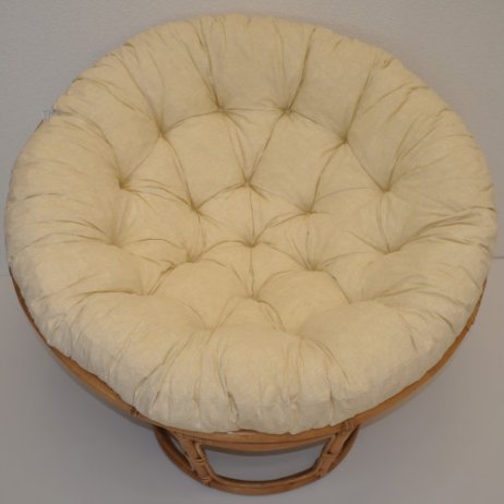 Ratanový PAPASAN, světlý, průměr 110 cm