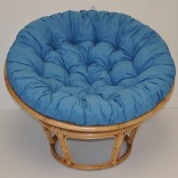 Ratanový PAPASAN, světlý, průměr 110 cm