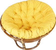 Ratanový PAPASAN tmavý - průměr 100 cm