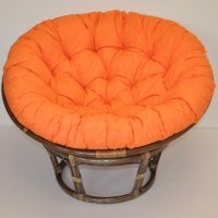 Ratanový PAPASAN tmavý - průměr 100 cm