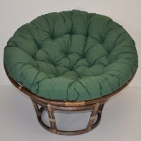 Ratanový PAPASAN tmavý - průměr 100 cm