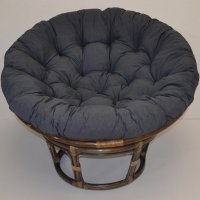 Ratanový PAPASAN tmavý - průměr 100 cm