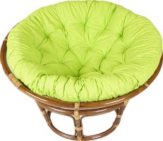 Ratanový PAPASAN tmavý - průměr 100 cm