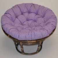 Ratanový PAPASAN - tmavý med - průměr 110 cm