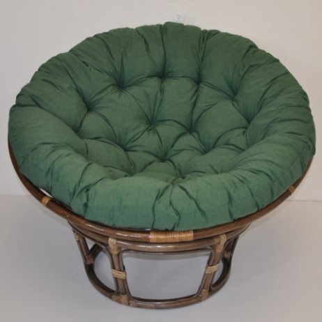 Ratanový PAPASAN - tmavý med - průměr 110 cm