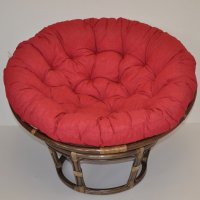 Ratanový PAPASAN - tmavý med - průměr 110 cm