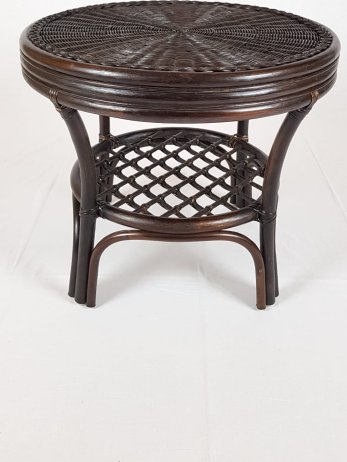 Ratanový stolek JANEIRO, tmavý