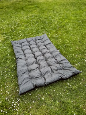 Zahradní matrace MAXI tmavě šedá